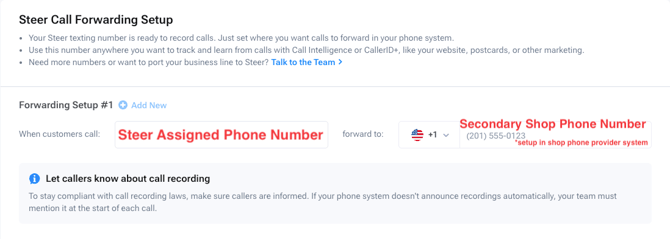 Call Forwarding Instructions