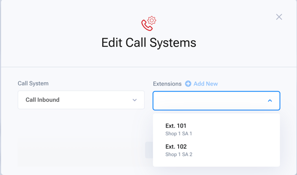 Call Inbound Select Extension