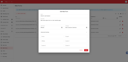 Create Web FormEdit Web Form
