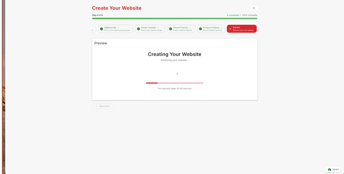 Creating Your Website