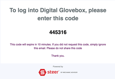 DG - confirmation code
