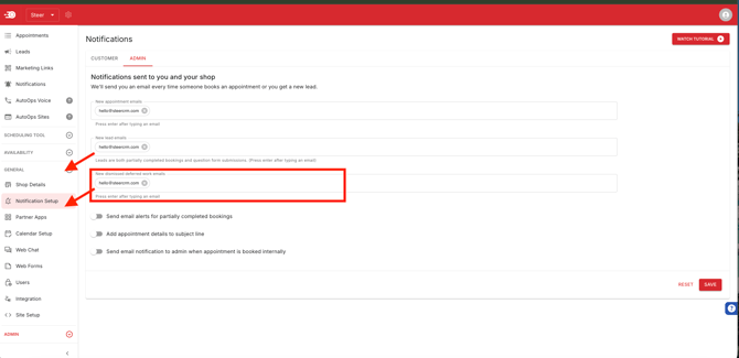 Dismiss Deferred Notifs