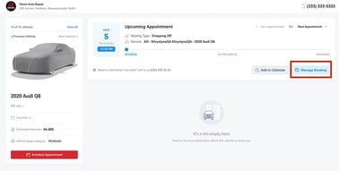 Manage Booking PVP