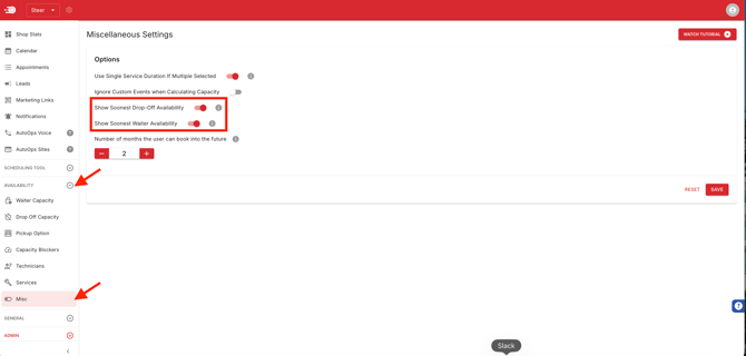 Soonest Available Nav