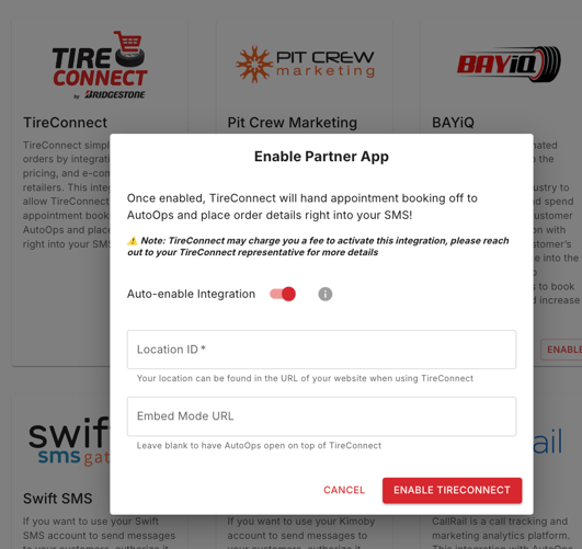 TC Integration Details