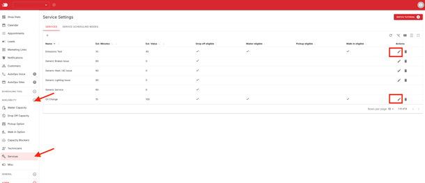 Walk In eligible services pt.1