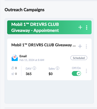 mobil 1 - outreach campaigns